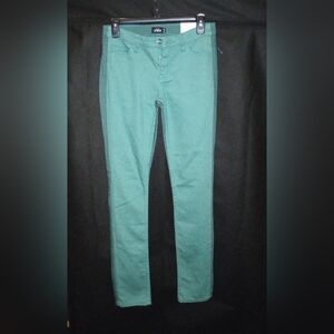 NWT Kate Spade Saturday Night Two Tone Light Teal Skinny Jeans Size 25